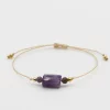 Bransoletka z kamieniem naturalnym - AMETYST - ONE 3 bransoletka z kolekcji one gem z ametystem