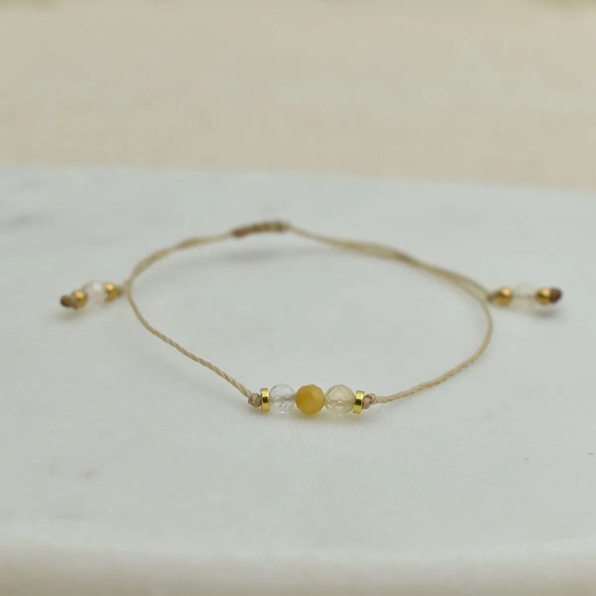 Bransoletka z kamieni naturalnych dla znaku BARAN minimal 4 Bransoletka z kamieni naturalnych dla znaku BARAN minimal - obrazek 4