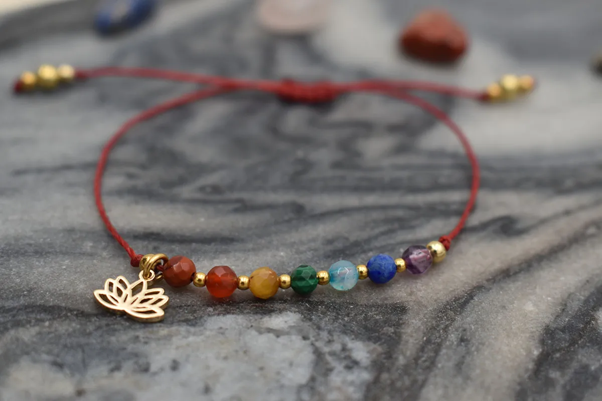 Bransoletka z kamieni naturalnych - CZAKRA 1 Bransoletka z kamieni naturalnych - CZAKRA