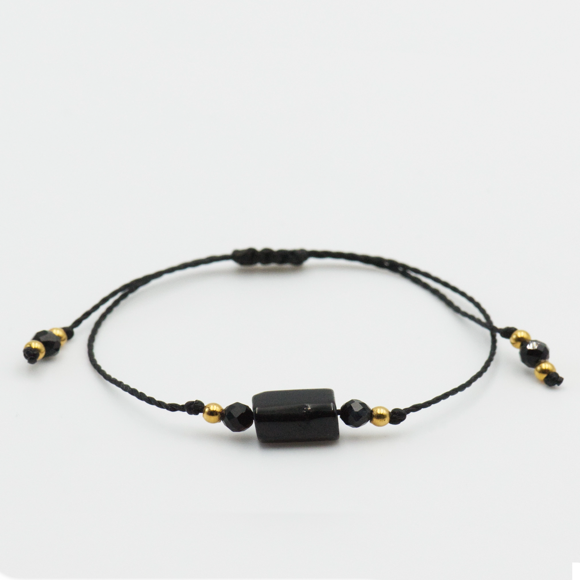 Bransoletka z kamieni naturalnych - BLACK TURMALIN ONE 1 bransoletka z kolekcji one gem z czarnym turmalinem