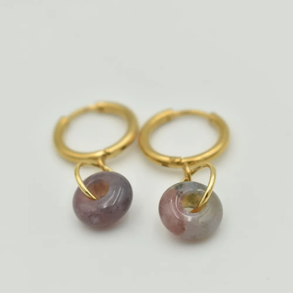 kolczyki agat indyjski 2 gemstone heaven pl