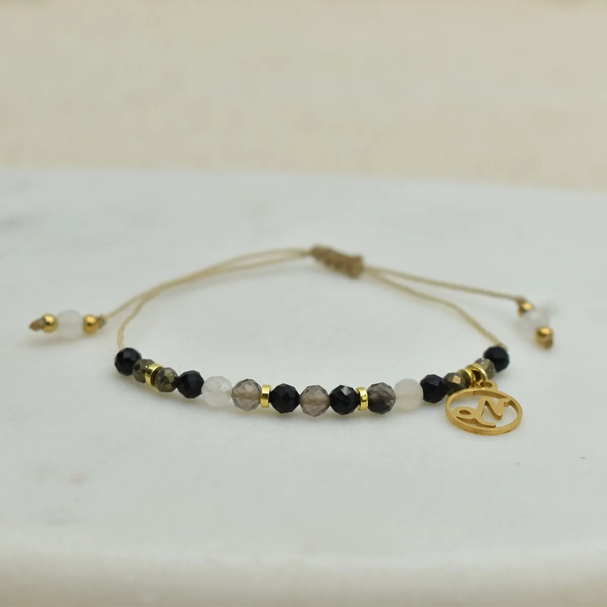 Bransoletka z kamieni naturalnych dla znaku zodiaku KOZIOROŻEC 2 Bransoletka z kamieni naturalnych dla znaku zodiaku KOZIOROŻEC - obrazek 2