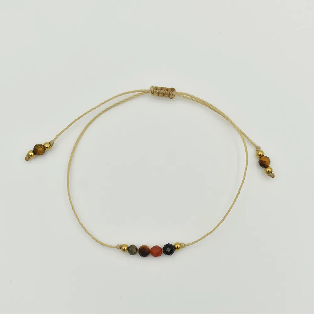 Bransoletka z kamieni naturalnych dla znaku LEW minimal 3 Bransoletka z kamieni naturalnych dla znaku LEW minimal - obrazek 3