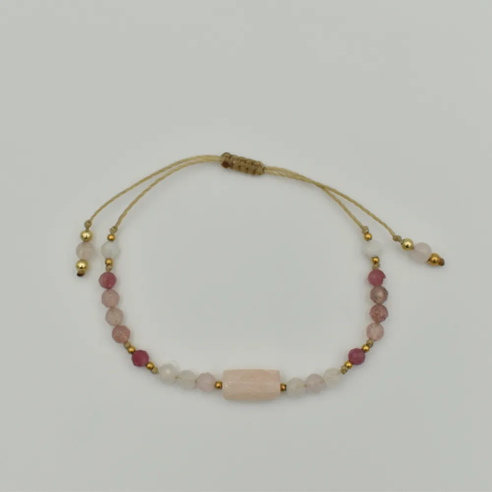 Bransoletka z kamieni naturalnych z Kunzytem - MIŁOŚĆ 3 Bransoletka z kamieni naturalnych z Kunzytem - MIŁOŚĆ - obrazek 3