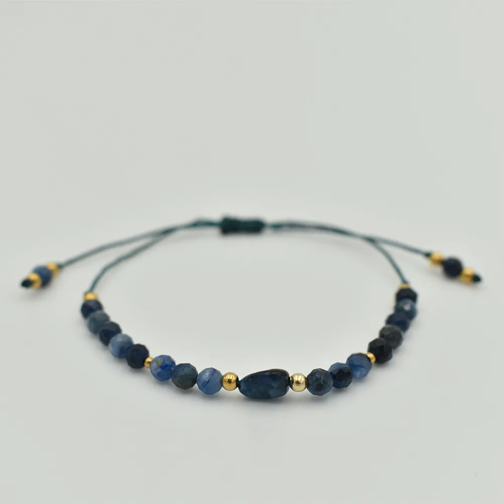 Bransoletka z kamieni naturalnych z Kianitem - OCEAN