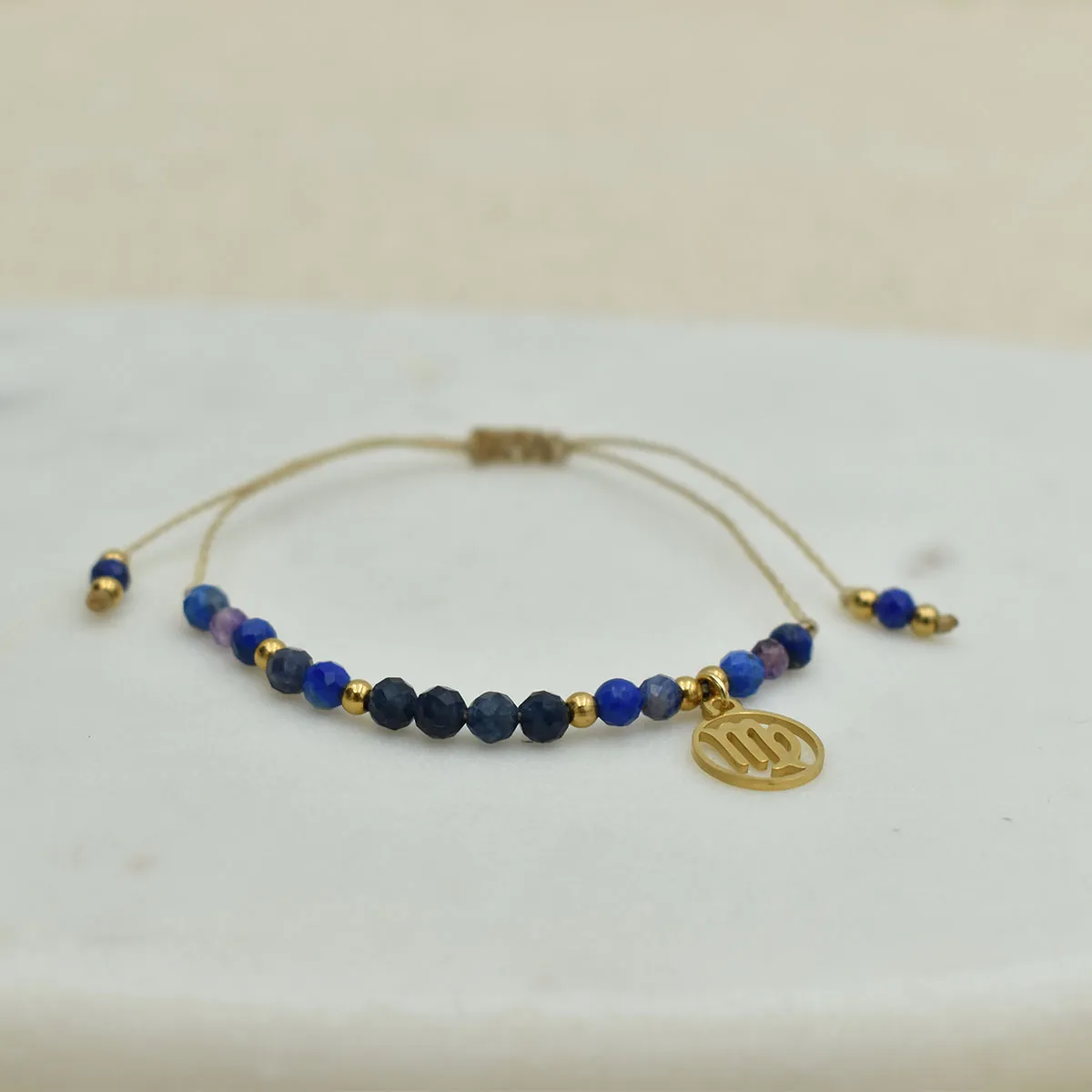 Bransoletka z kamieni naturalnych dla znaku zodiaku PANNA 2 Bransoletka z kamieni naturalnych dla znaku zodiaku PANNA - obrazek 2