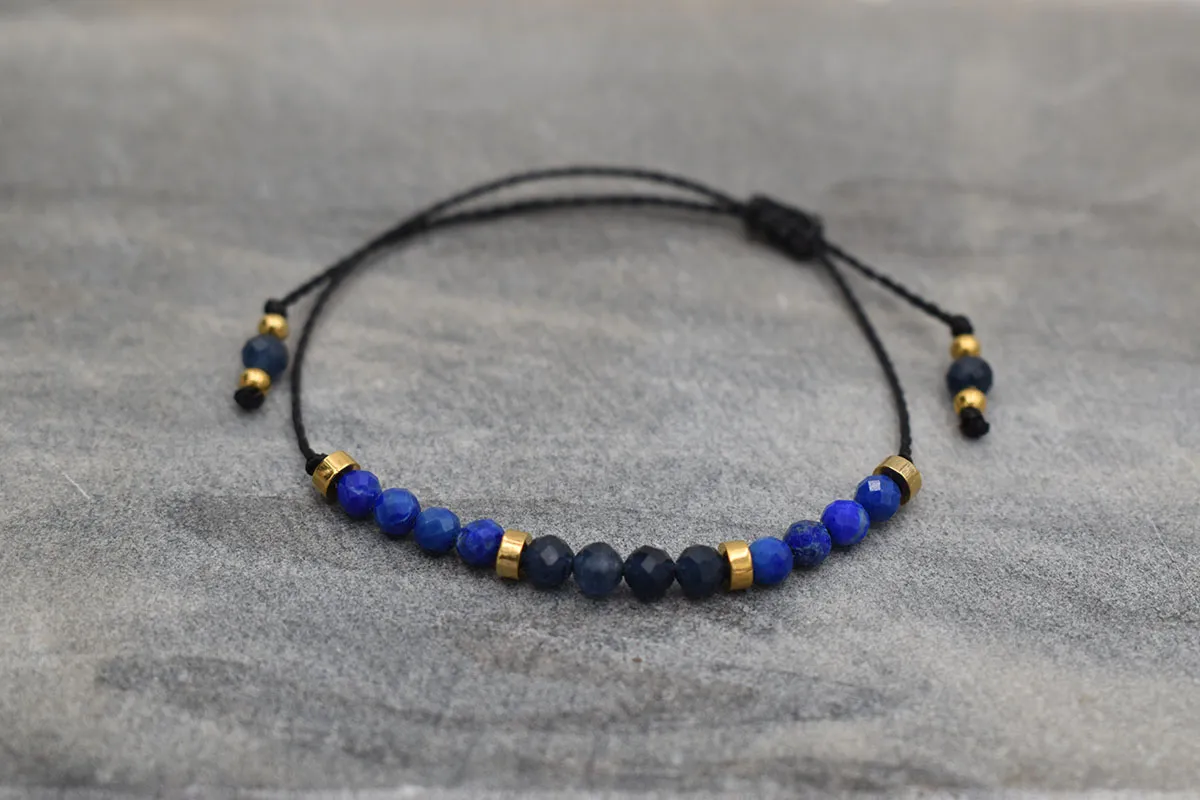 Bransoletka z kamieniami naturalnymi - planeta SATURN #2 4 Bransoletka z kamieniami naturalnymi - planeta SATURN #2 - obrazek 4