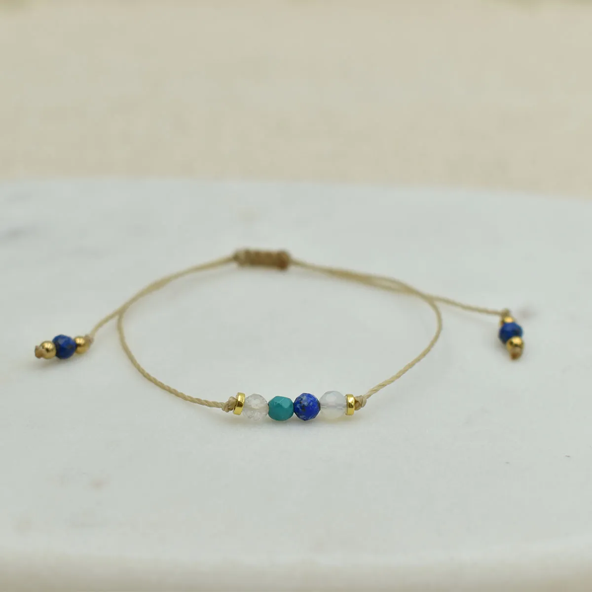 Bransoletka z kamieni naturalnych dla znaku STRZELEC minimal 4 Bransoletka z kamieni naturalnych dla znaku STRZELEC minimal - obrazek 4