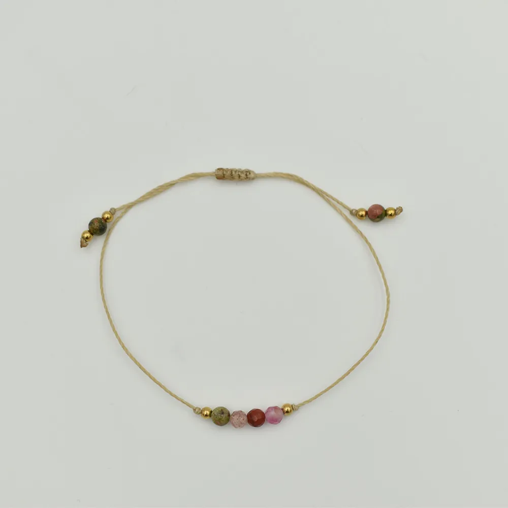 Bransoletka z kamieni naturalnych dla znaku WAGA minimal 3 Bransoletka z kamieni naturalnych dla znaku WAGA minimal - obrazek 3