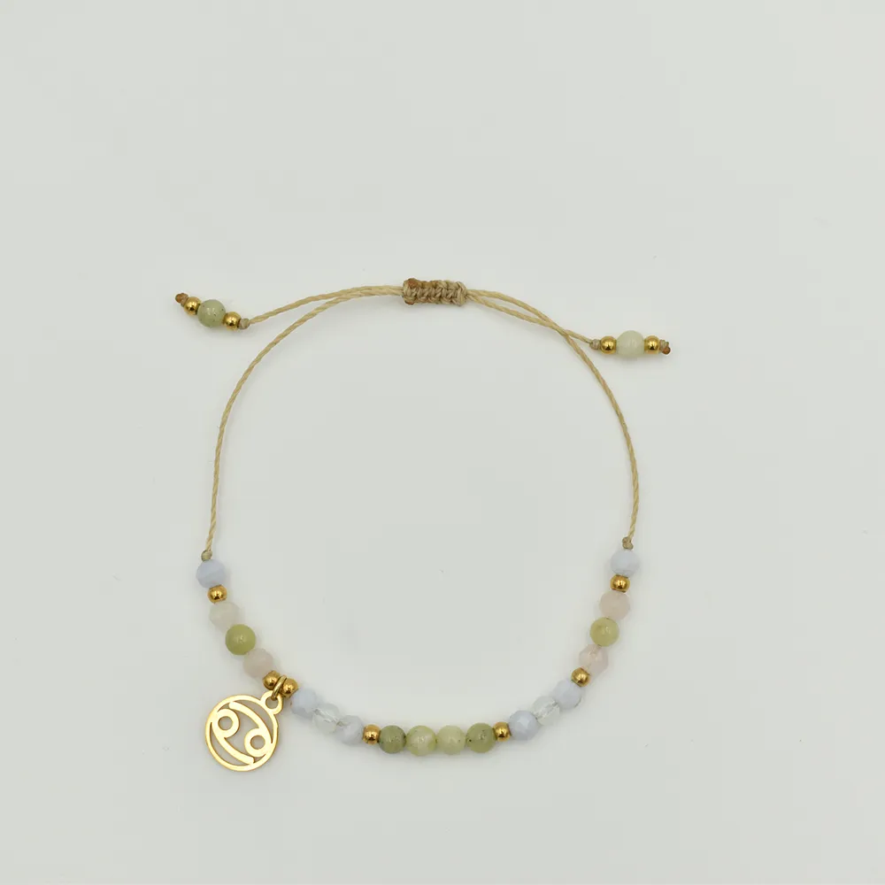 Bransoletka z kamieni naturalnych dla znaku zodiaku RAK 4 Bransoletka z kamieni naturalnych dla znaku zodiaku RAK - obrazek 4