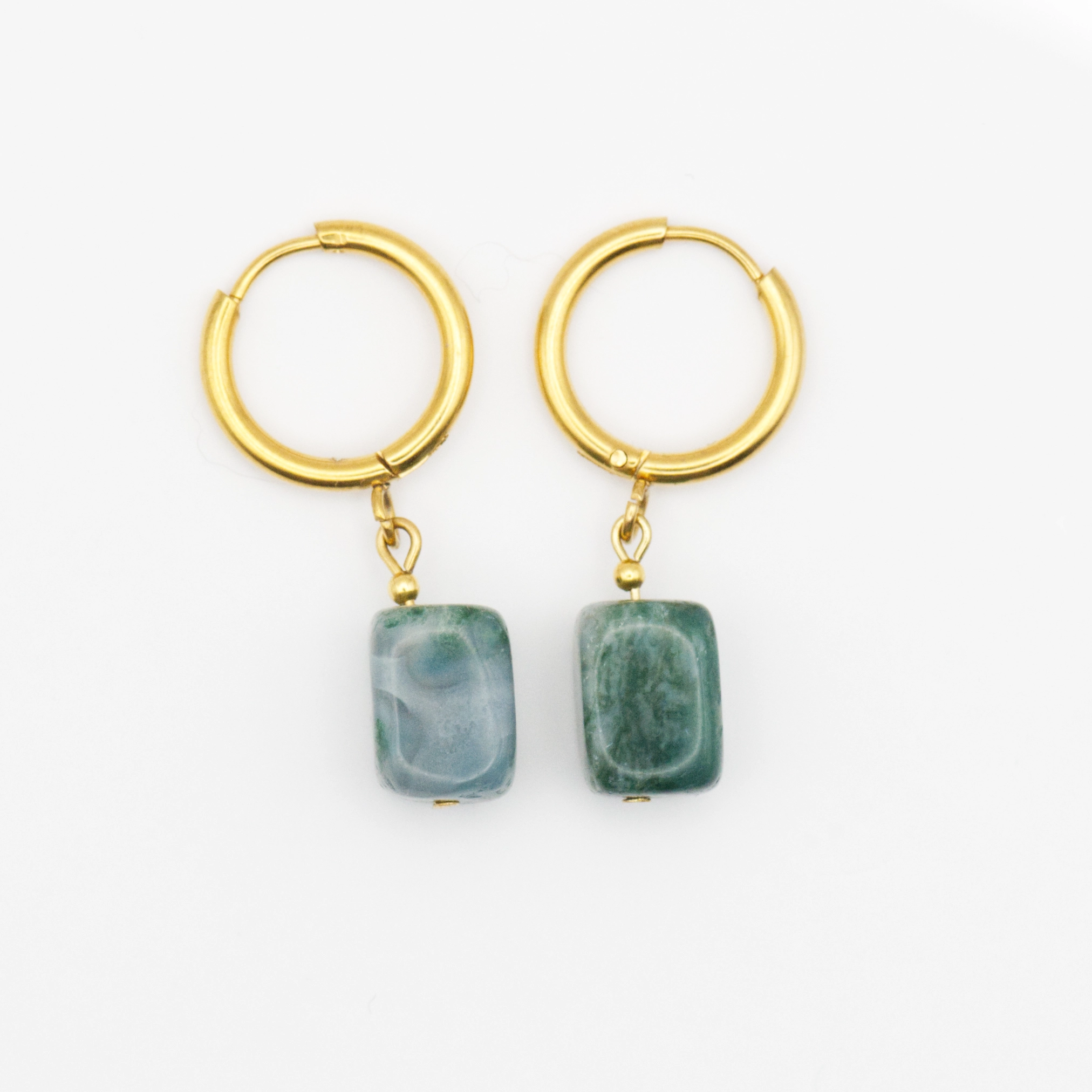 Kolczyki z Agatem indyjskim - CUBE #1 1 kolczyki z agatem indyjskim