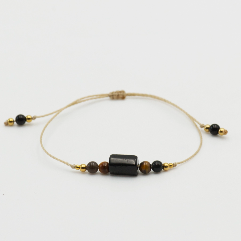 Bransoletka z kamieni naturalnych z Czarnym Turmalinem - OCHRONA