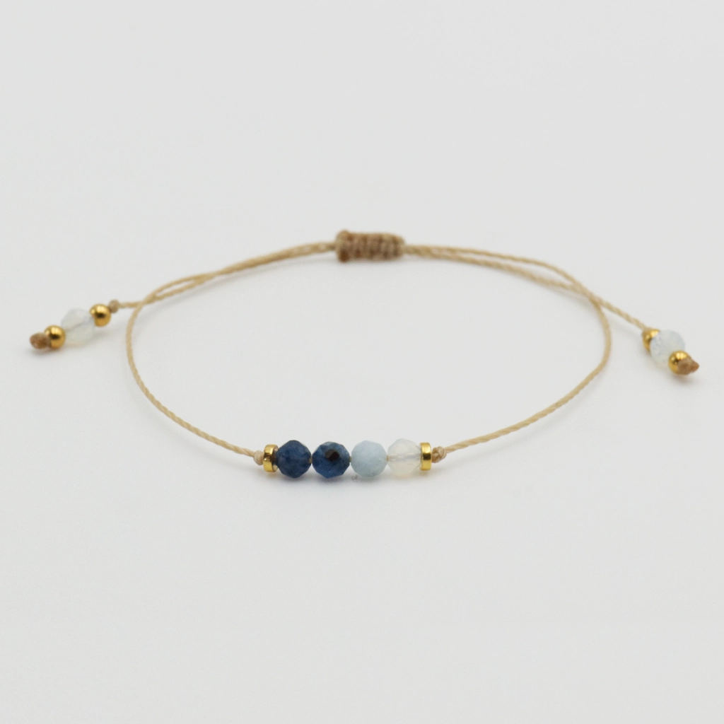 Bransoletka z kamieni naturalnych dla znaku RYBY minimal