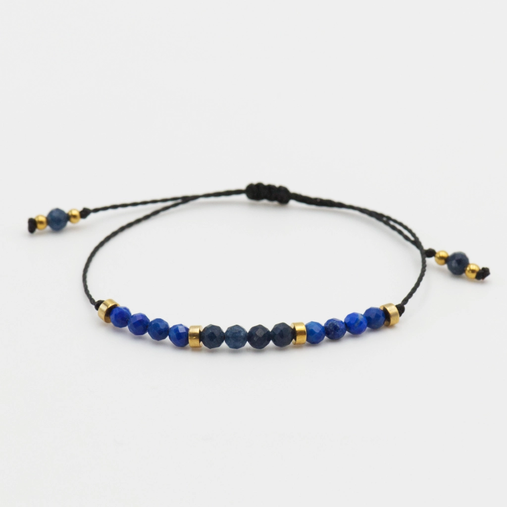 Bransoletka z kamieniami naturalnymi - planeta SATURN #2