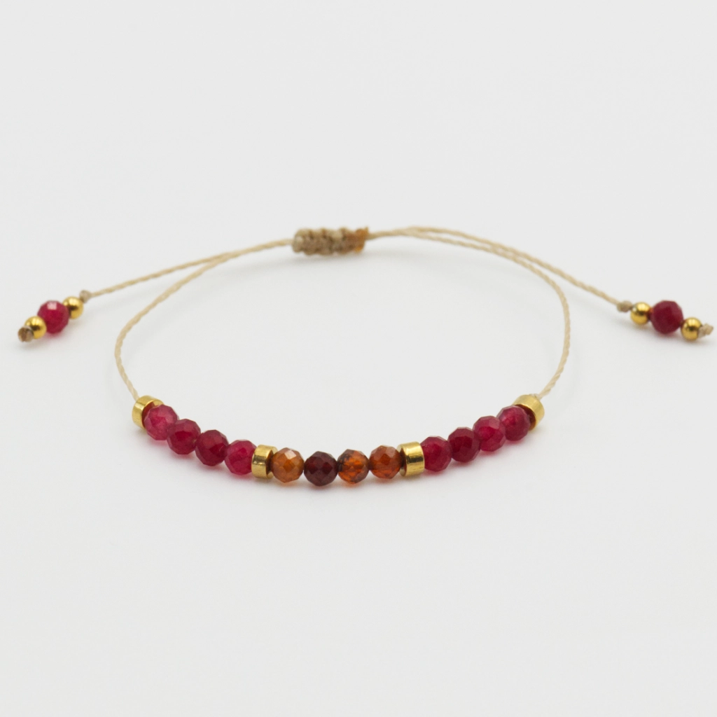 Bransoletka z kamieni naturalnych - SŁOŃCE