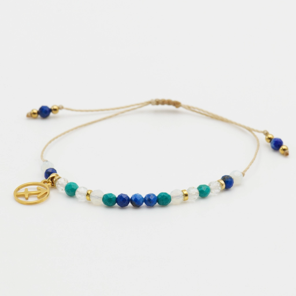 Bransoletka z kamieni naturalnych dla znaku zodiaku STRZELEC