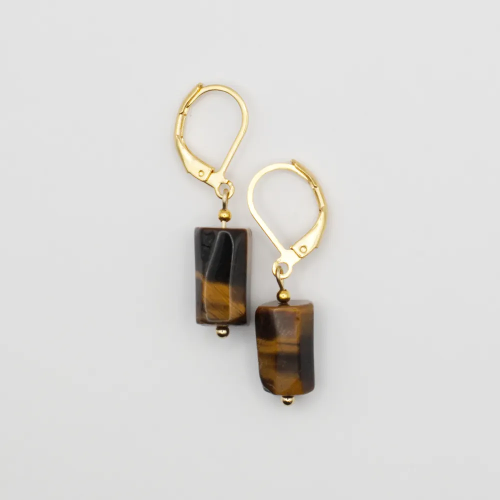 KOLCZYKI Z TYGRYSIM OKIEM 3 KOLCZYKI Z TYGRYSIM OKIEM - obrazek 3