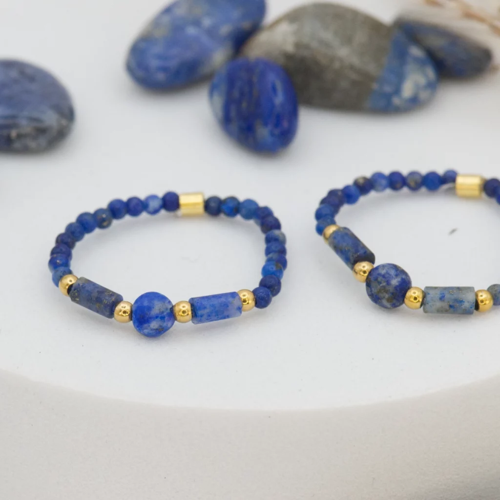 pierścionek z lapisem