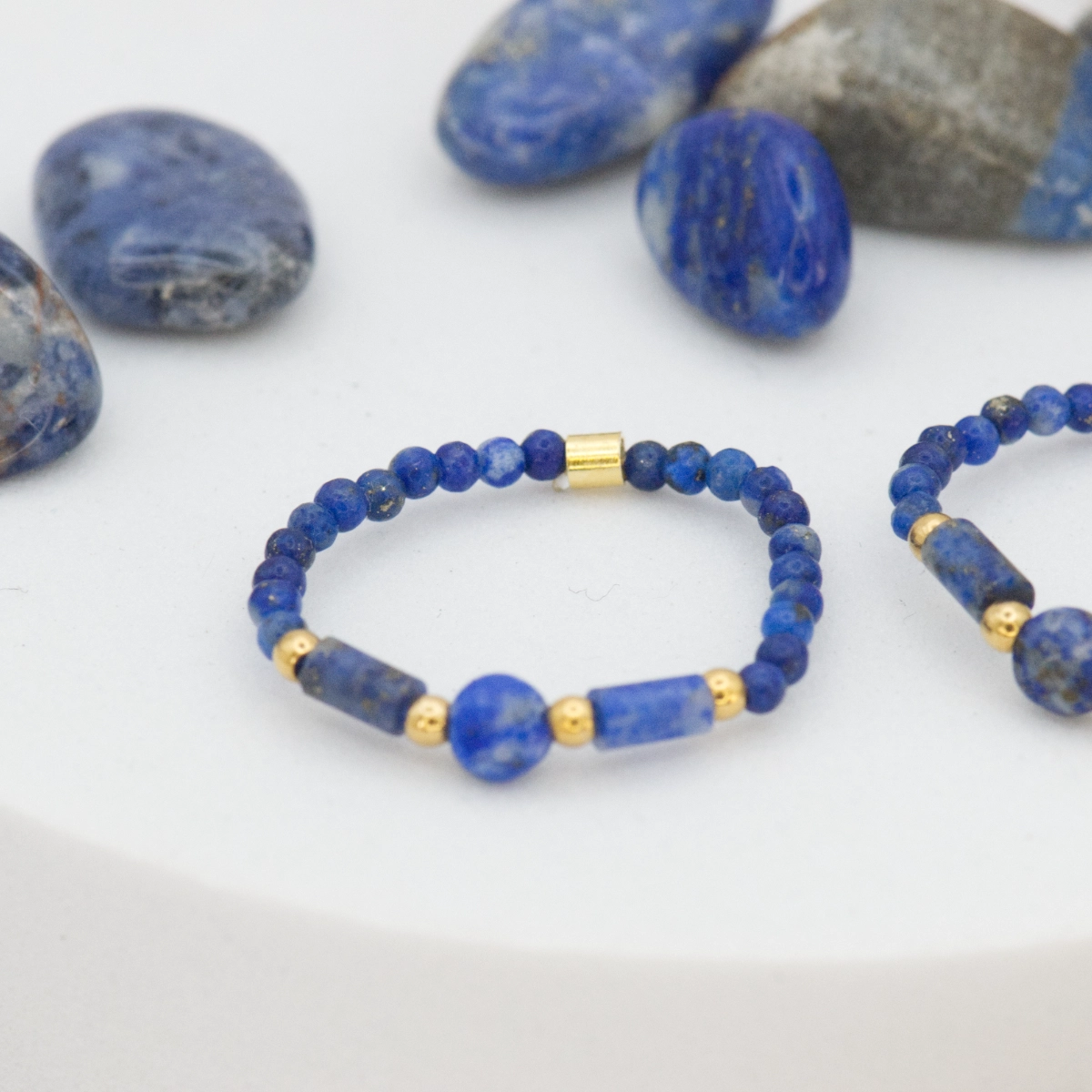 Pierścionek z Lapisem Lazuli Delicate 4 Pierścionek z Lapisem Lazuli Delicate - obrazek 4