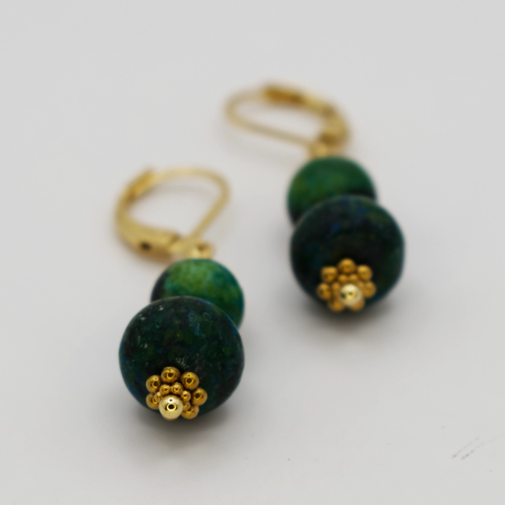 kolczyki chryzokola 2