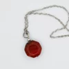 naszyjnik jaspis czerwony