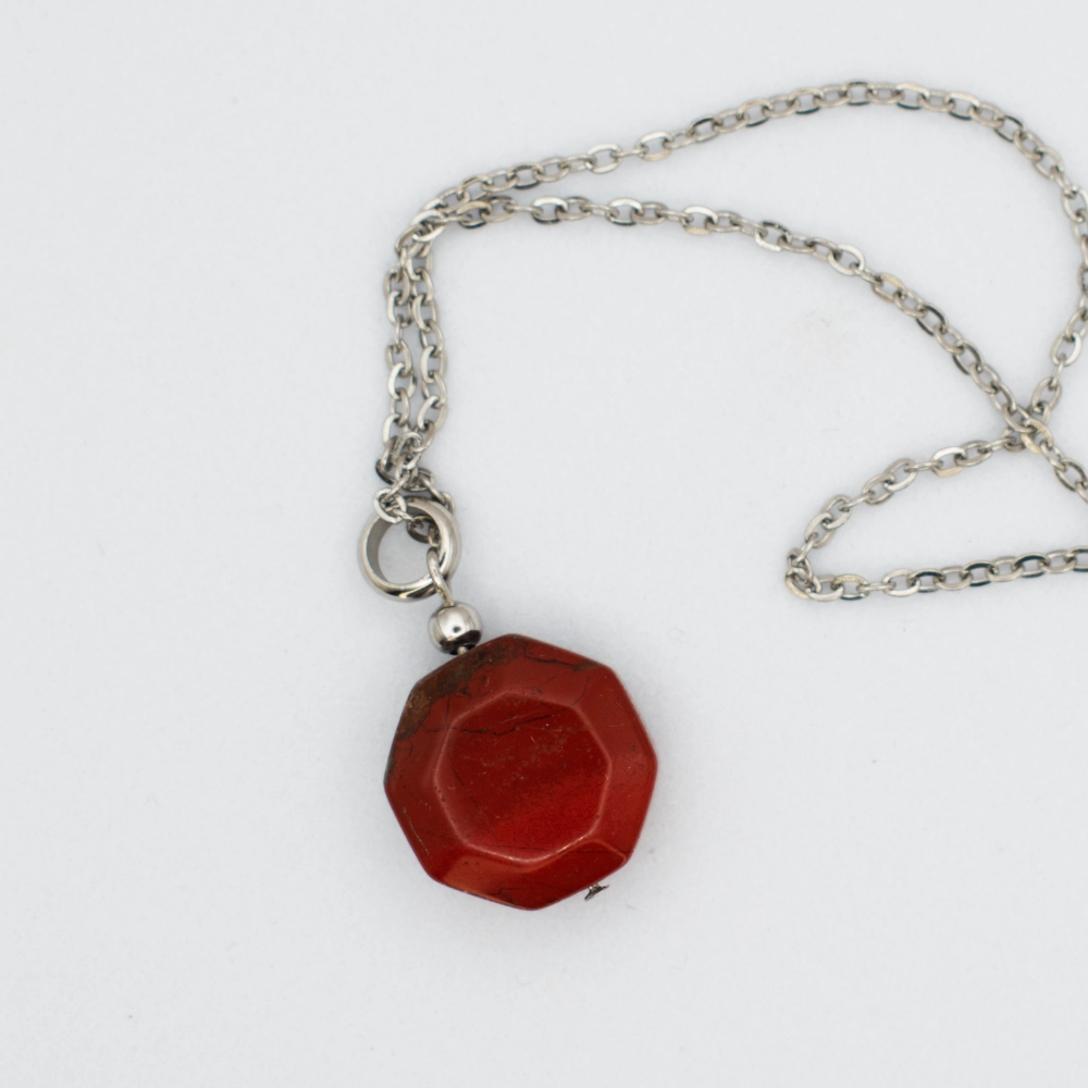 Naszyjnik z Jaspisem Czerwonym