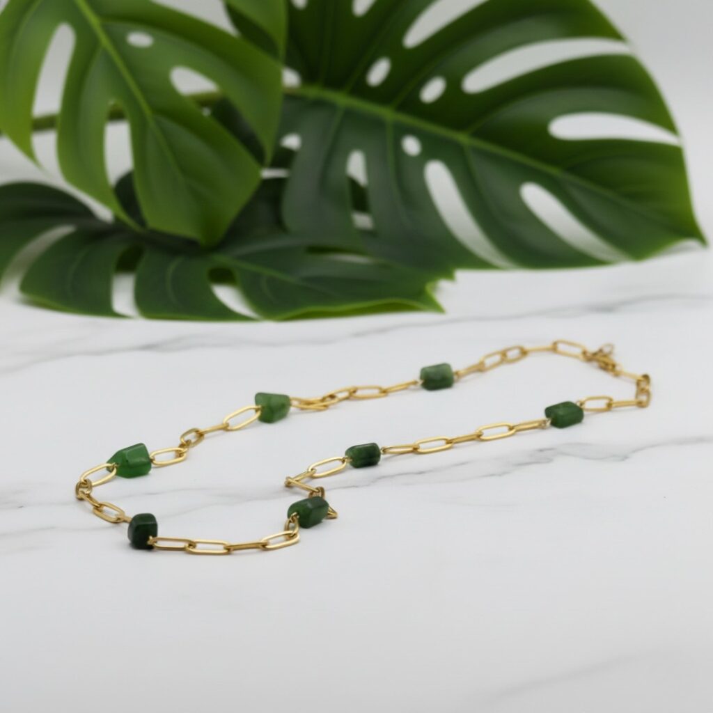 Naszyjnik z Nefrytem