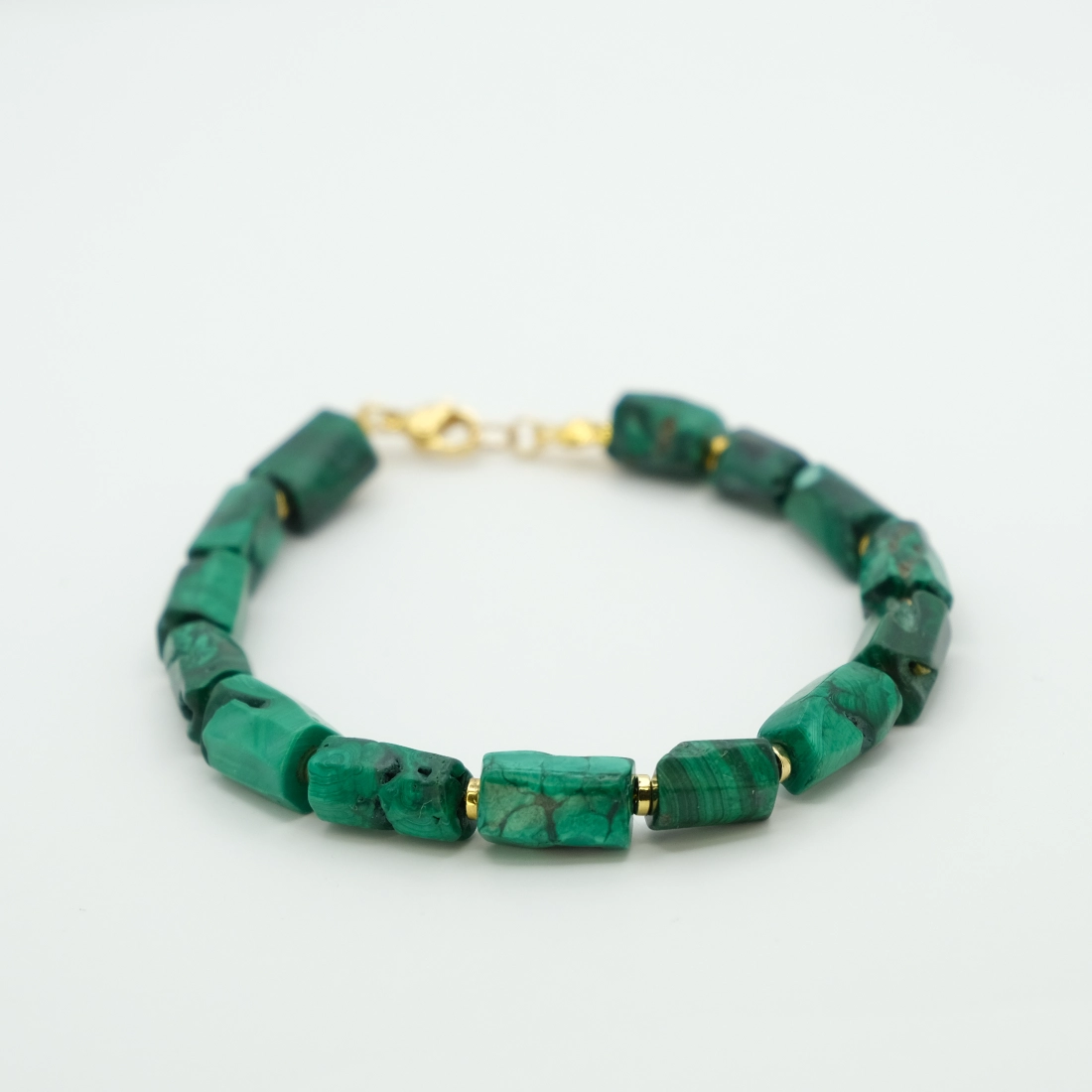 Bransoletka z Malachitu RAW 4 Bransoletka z Malachitu RAW - obrazek 4