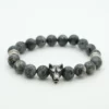 Bransoletka Męska Larvikit Wolf 8mm 2 witcher wolf bransoletka meska larvikit