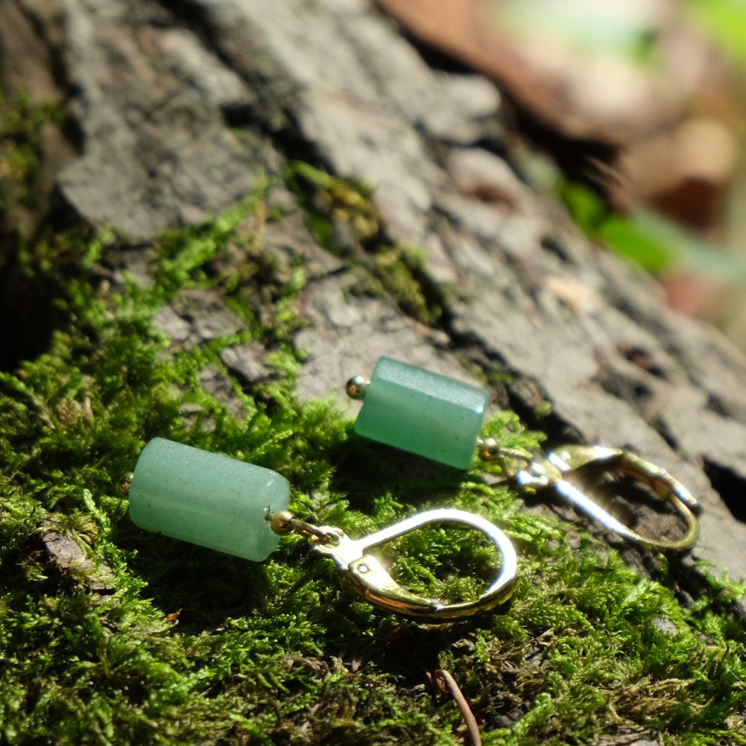 Kolczyki z Awenturynem 1 Kolczyki z Awenturynem