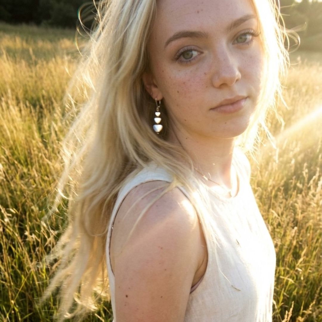 Kolczyki z Sercami z Hematytu 2 Kolczyki z Sercami z Hematytu - obrazek 2